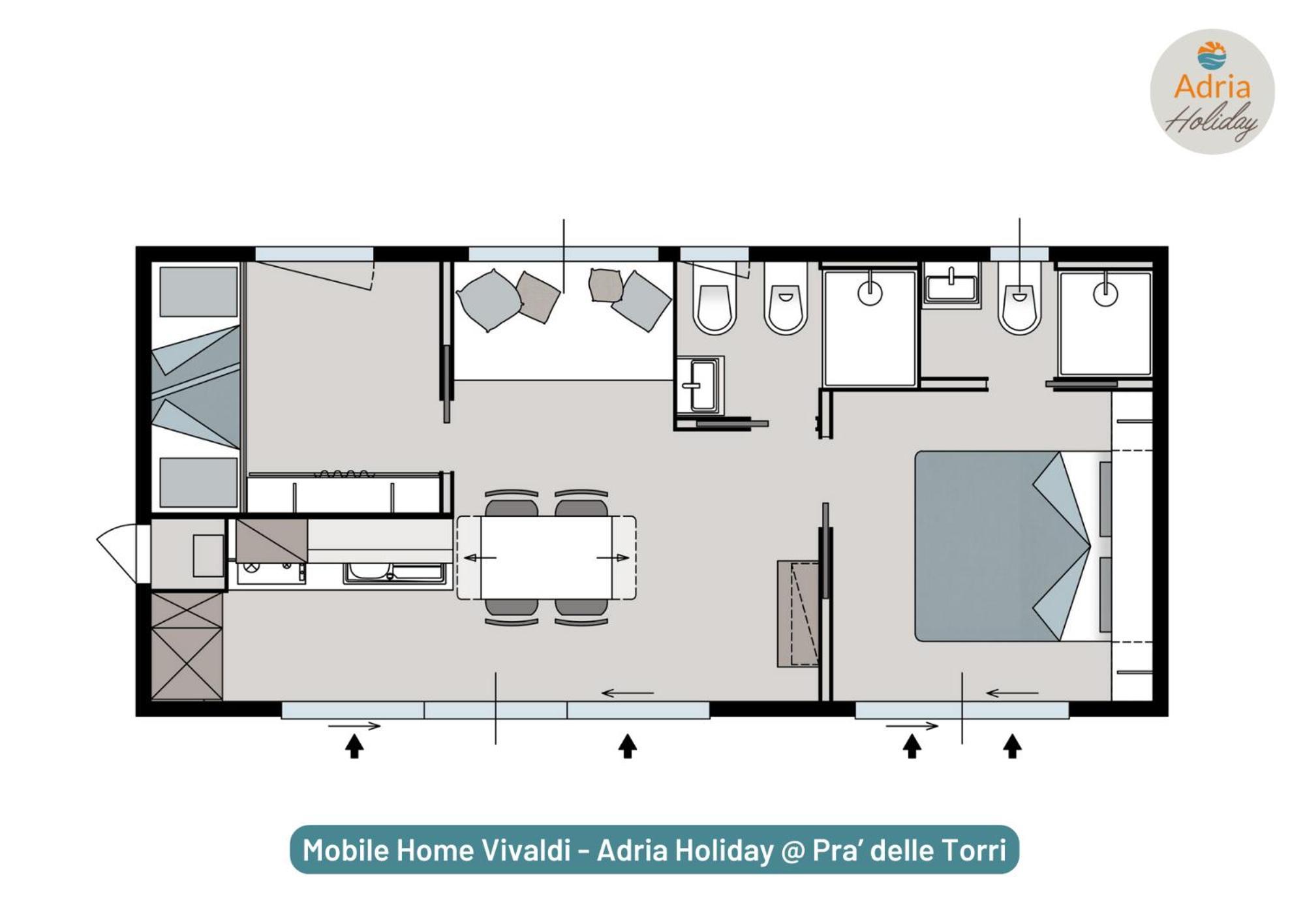 Pra' Delle Torri - Adria Holiday Mobile Homes Caorle Exteriör bild